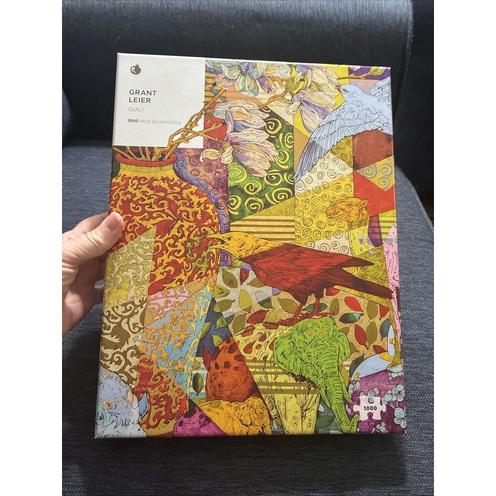 1000-Piece Jigsaw Puzzle for Adults, Grant Leier's Quilt, Matte Finish, Snug Fit